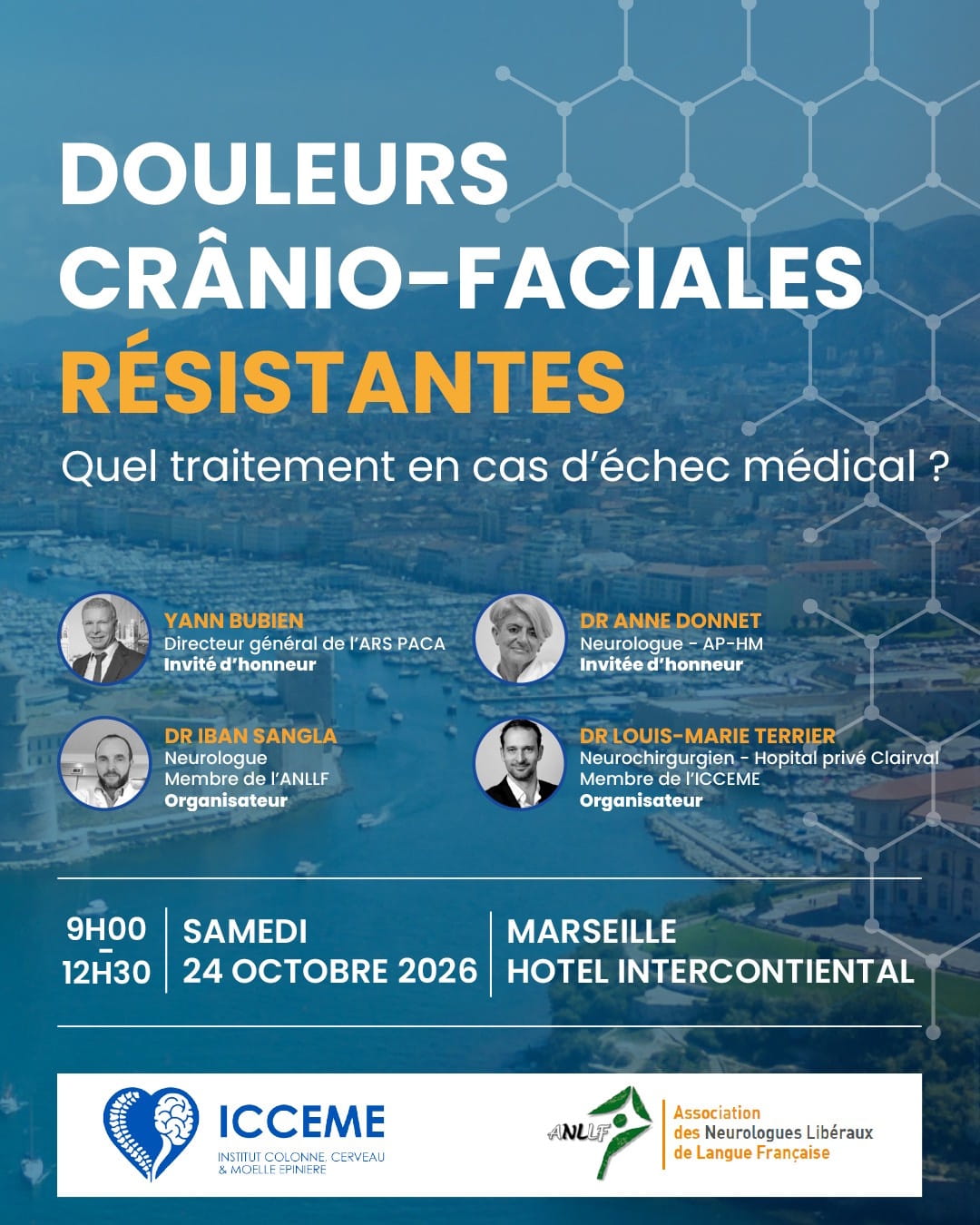 Douleurs cranio-faciales résistantes
